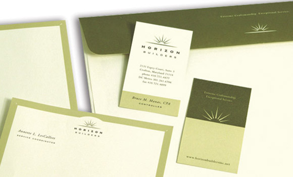 Horizon Builders stationery